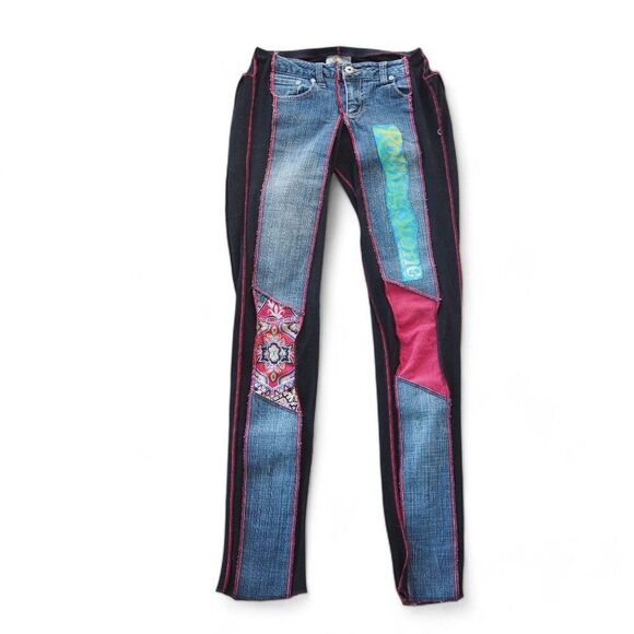 Styles Ever After Unique Handcrafted Patchwork "Rolling Stones" Women's XXS 0-4 - Picture 1 of 12